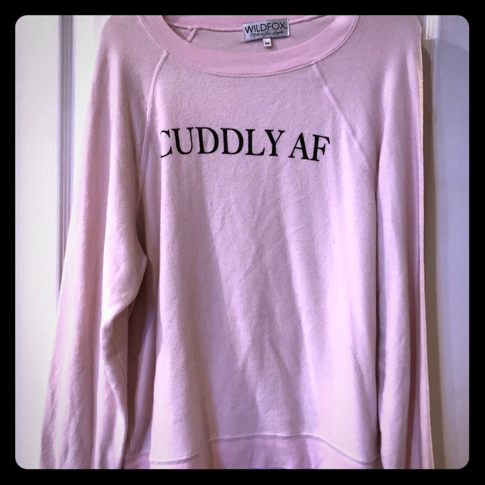 Wildfox pullover cuddly AF top